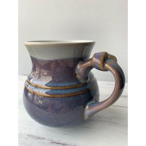 COPY - Roscher, stoneware jug mug with knot handle💙🤎